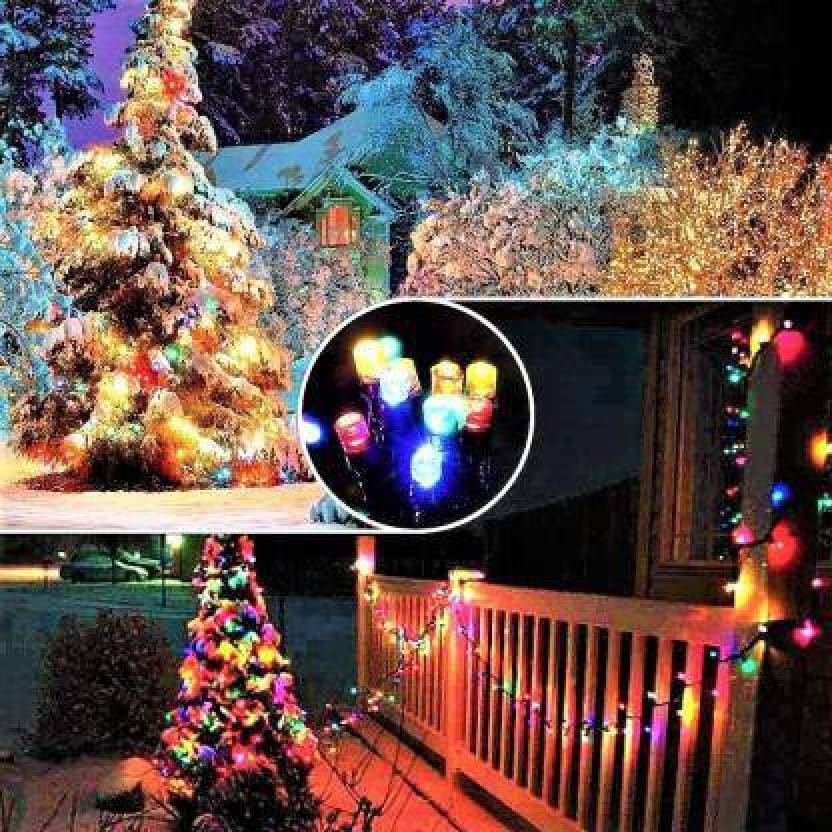 Amit collections 100 LEDs 15m Transparent Color Changing String Rice Lights  (Pack of 1)(Jhallar)