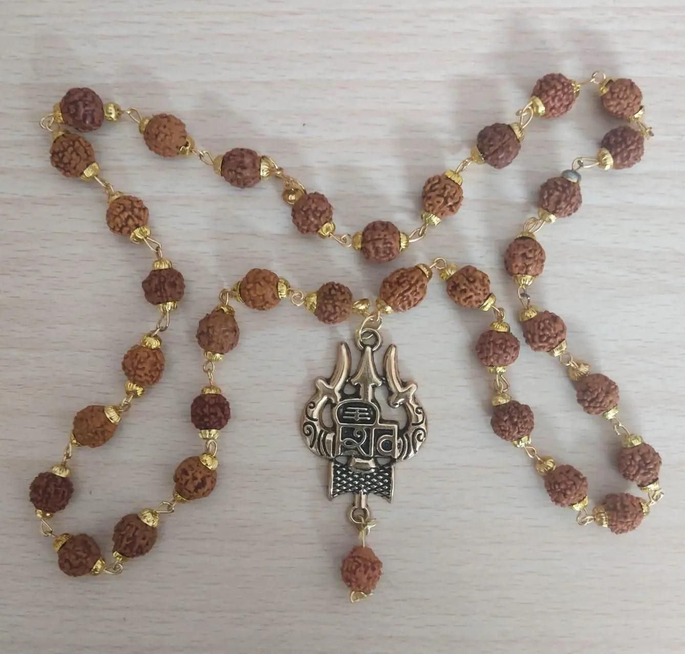 Latest Rudraksha Gold Plated Chain