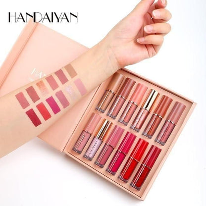 Velvet Matte Liquid Lipstick (Set - 12Pcs)