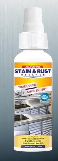 All-Purpose Stain Cleaner, Kitchen cleaner, Bathroom cleaner & Derusting Spray| Oil & Grease Stain Remover (Pack of 1)