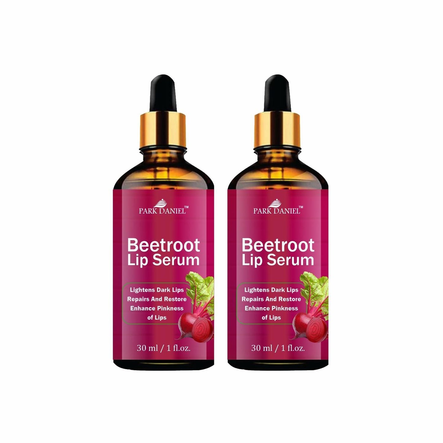 Park Daniel Beetroot Lip Serum Oil- For Soft and Shiny Lips Combo (Pack Of 2) Bottle of 30ml(60ml)